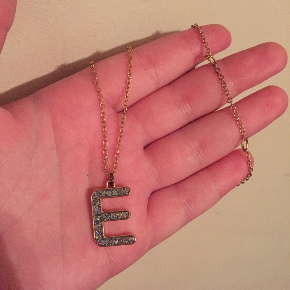 Charming Charlie Letter “E” Necklace
